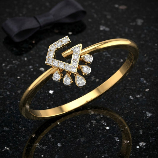 Heart Aura Diamond Ring