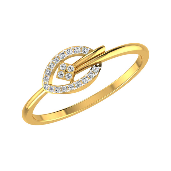 Halo Diamond Ring hover image