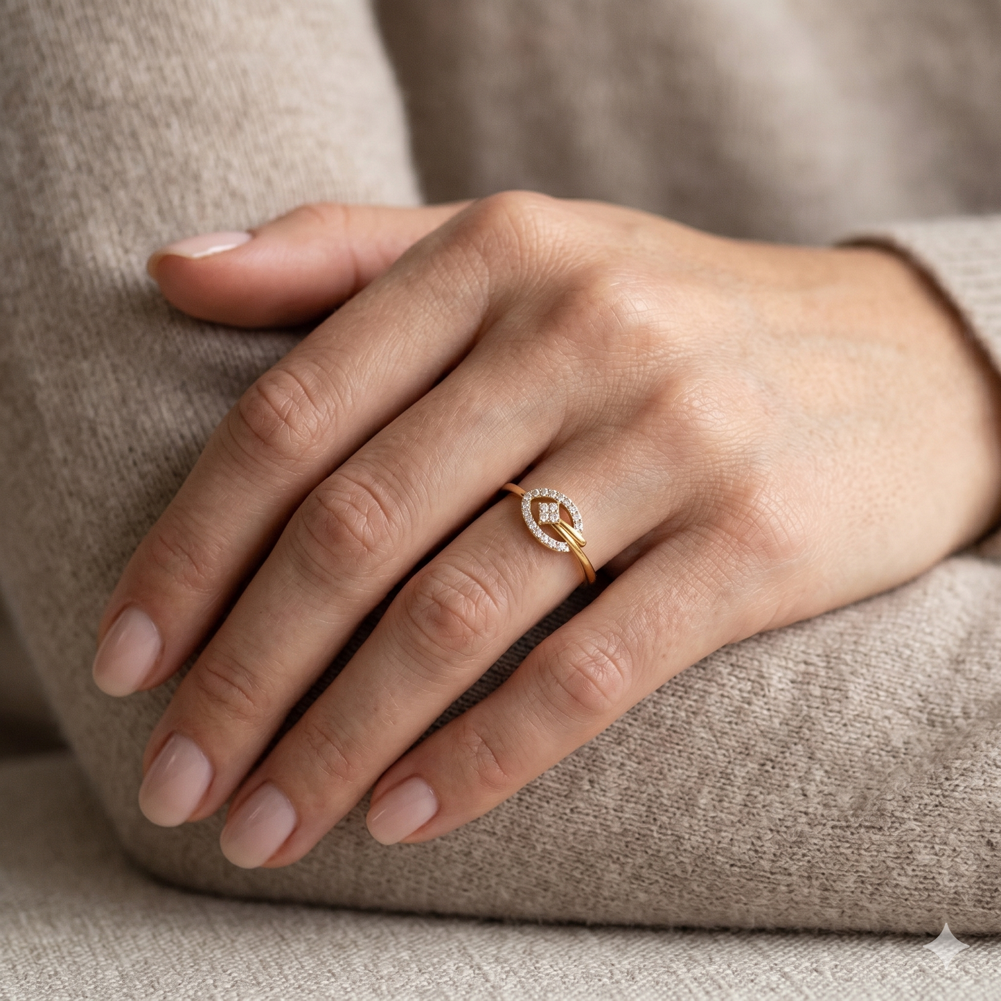 Halo Diamond Ring