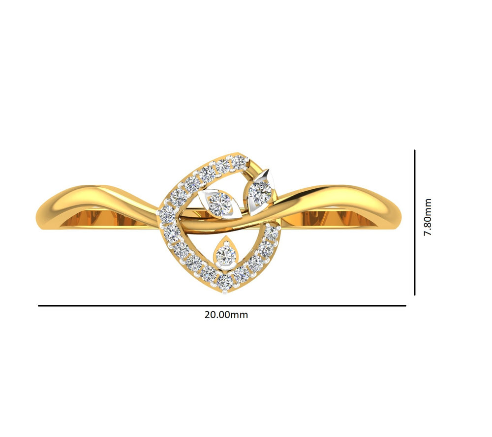 Nature Bloom Gold Ring