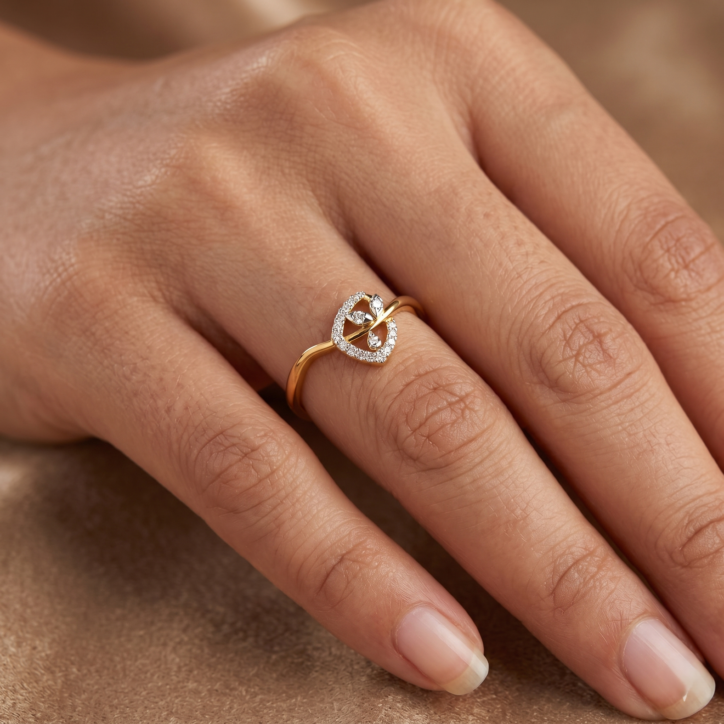 Nature Bloom Gold Ring