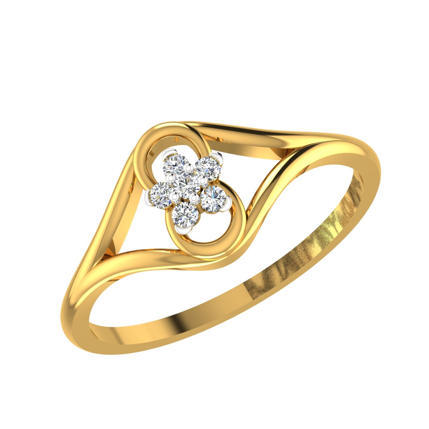 Aura Petal Gold Ring
