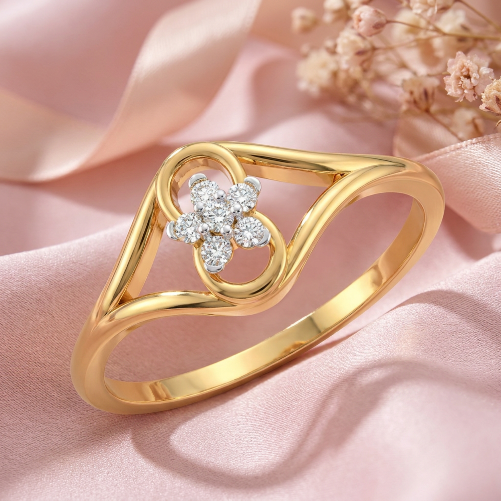 Aura Petal Gold Ring
