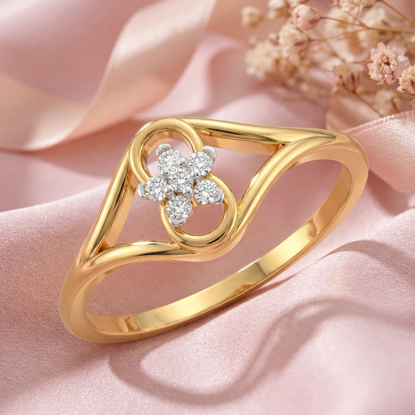 Aura Petal Gold Ring