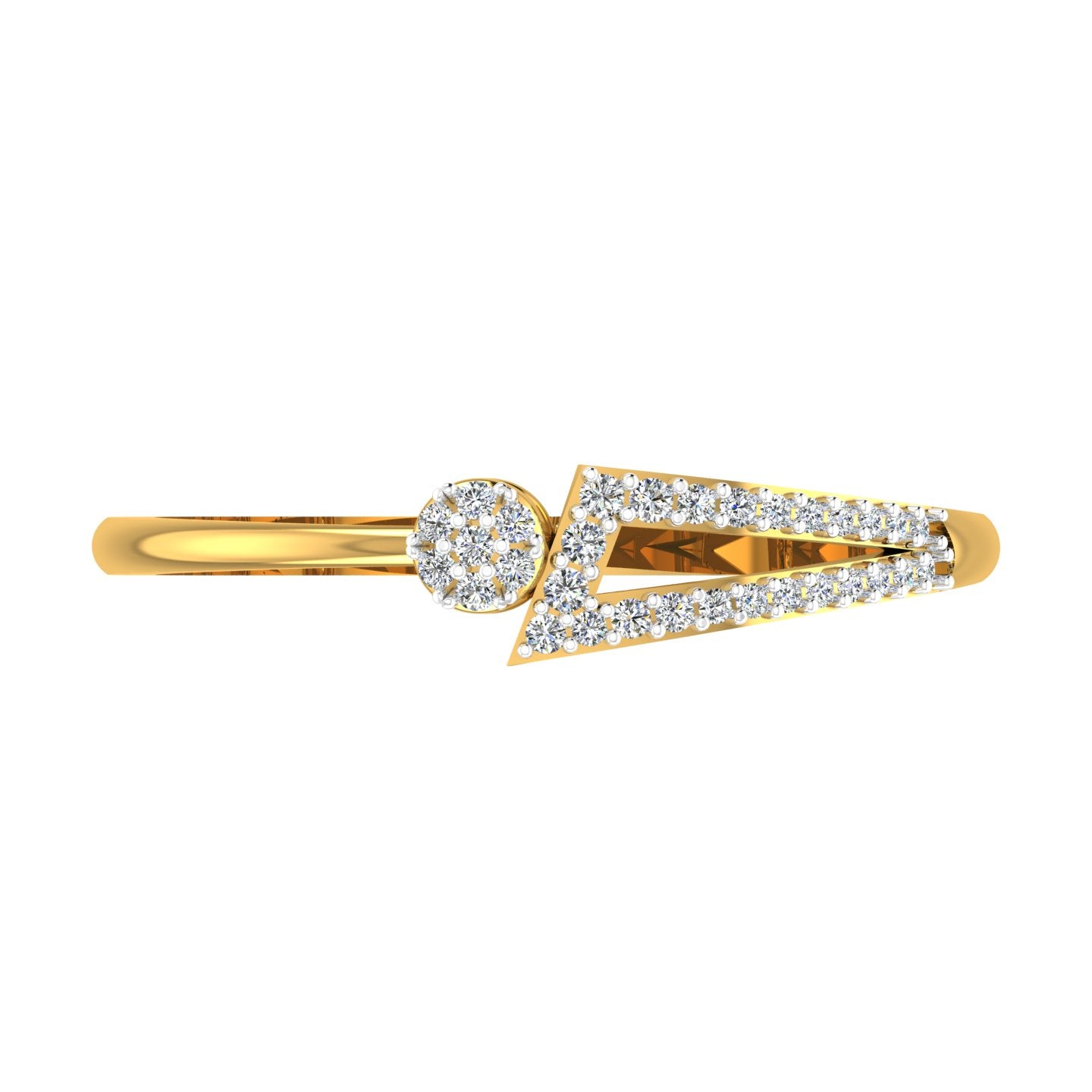 Geometric Bypass Diamond Cluster Ring