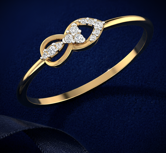 Infinity Blossom Diamond Ring