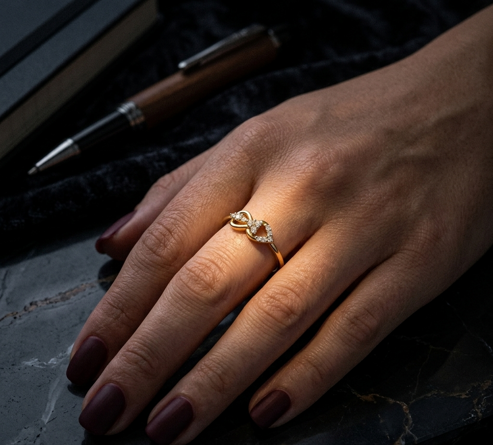 Infinity Blossom Diamond Ring