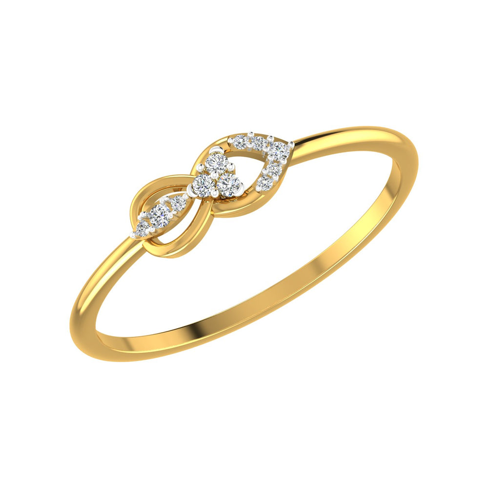 Infinity Blossom Diamond Ring