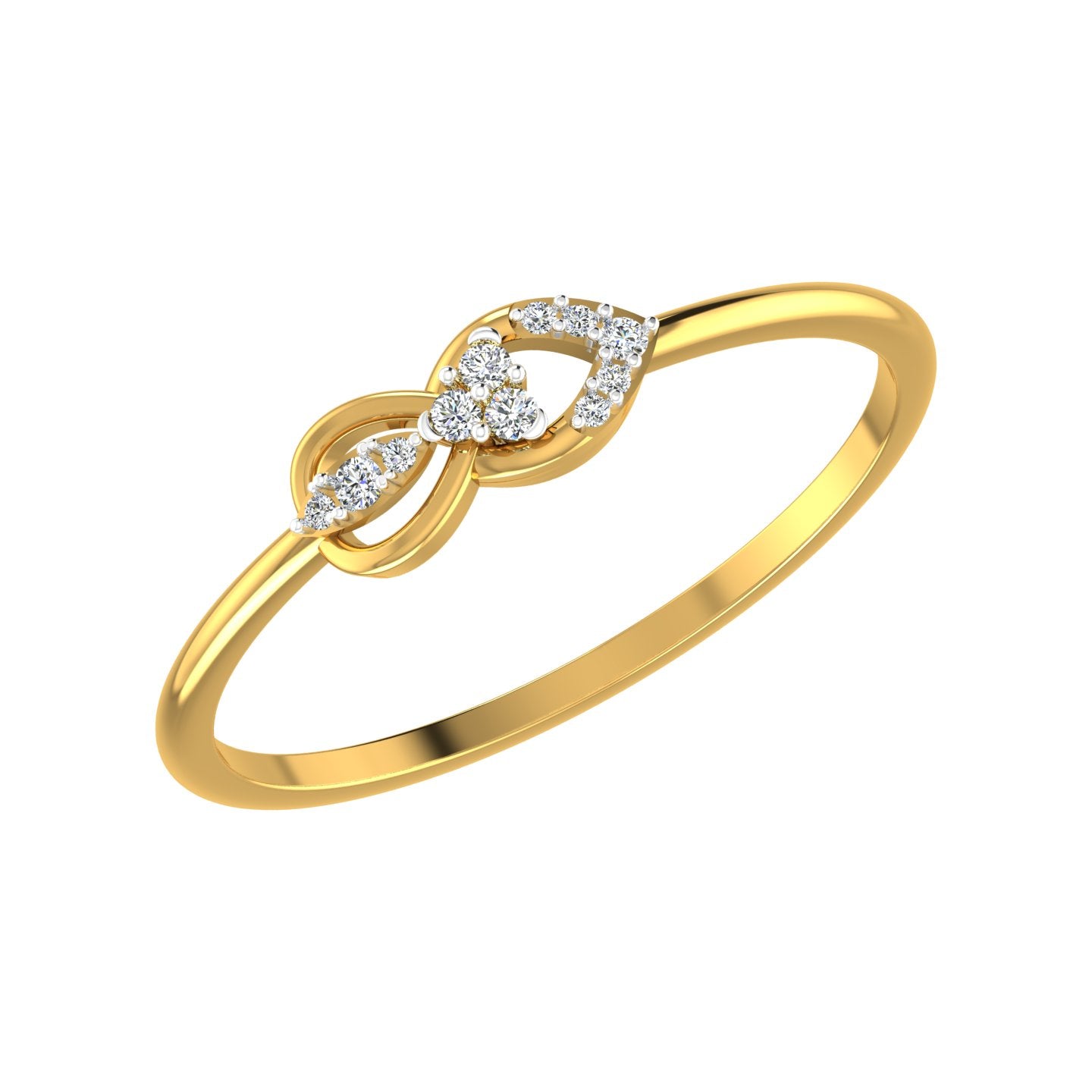 Infinity Blossom Diamond Ring