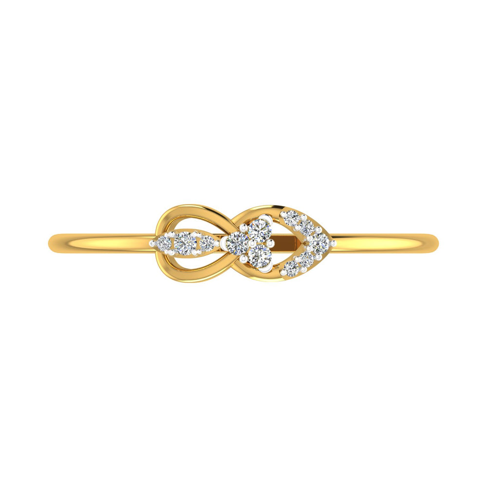Infinity Blossom Diamond Ring