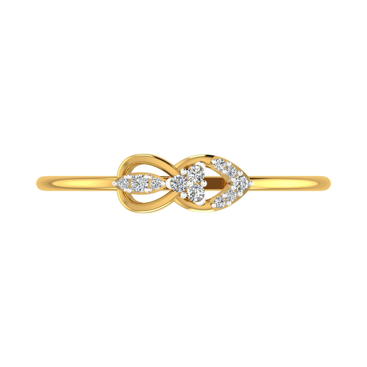 Infinity Blossom Diamond Ring