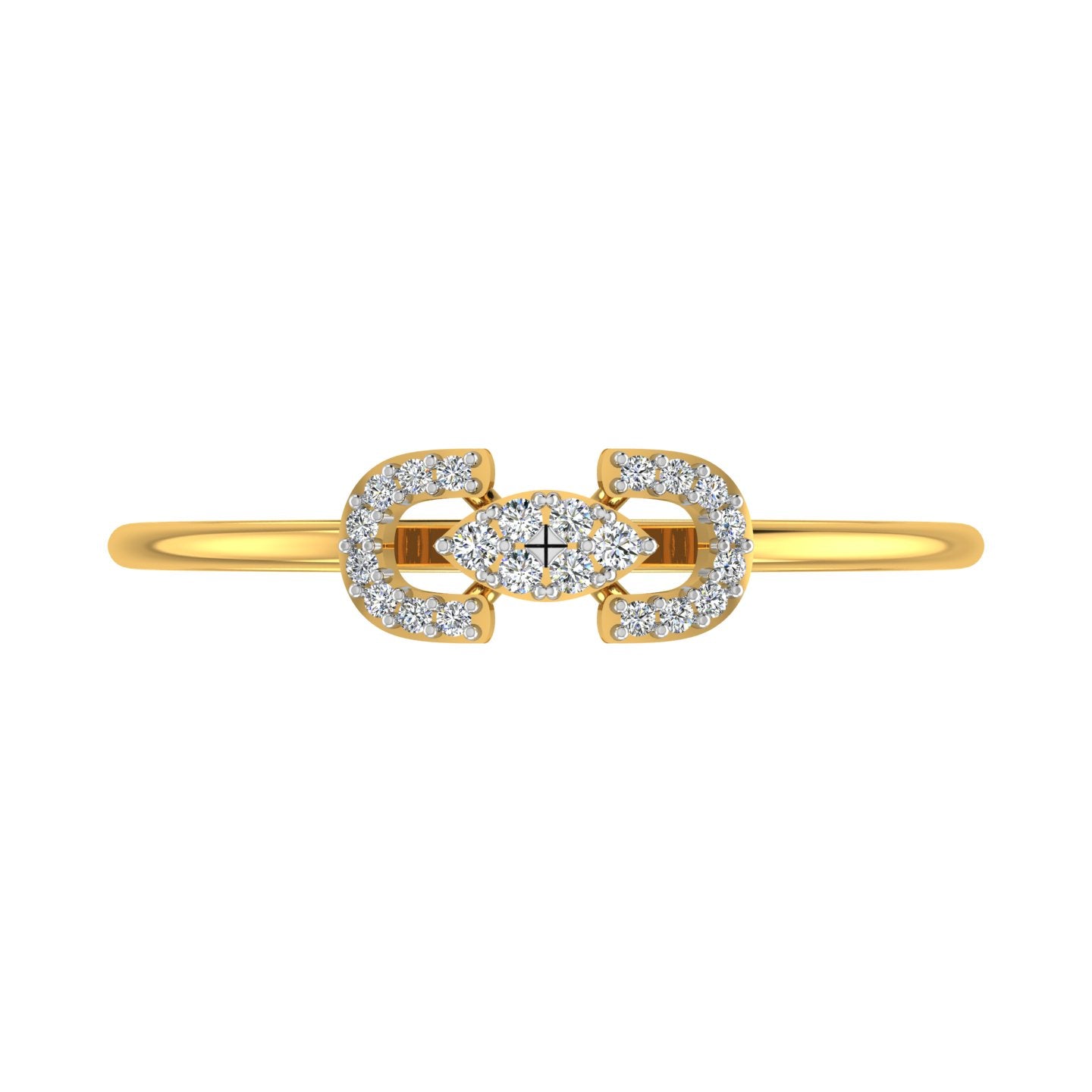 Marquise Infinity Link Diamond Ring