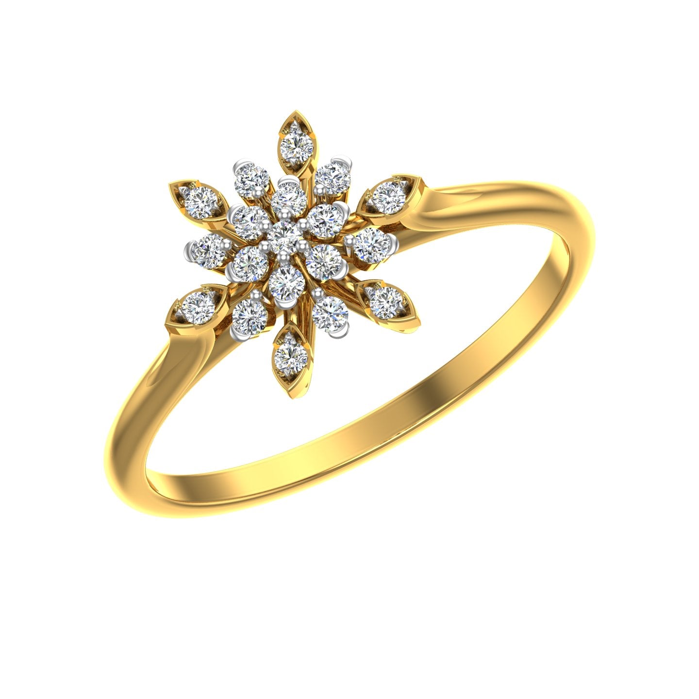 Celestial Bloom Diamond Ring
