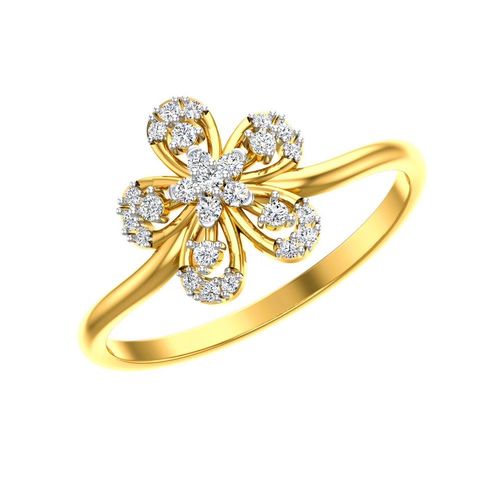 Royal Butterfly Diamond Ring