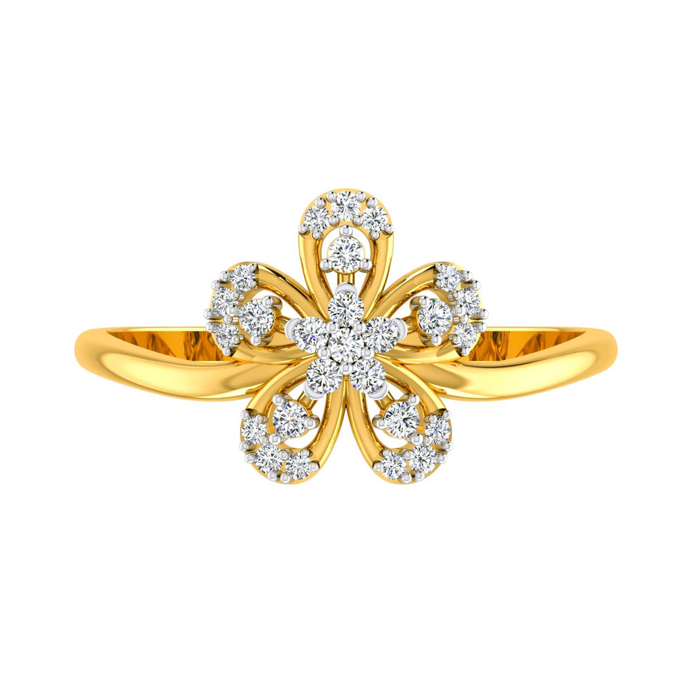 Royal Butterfly Diamond Ring