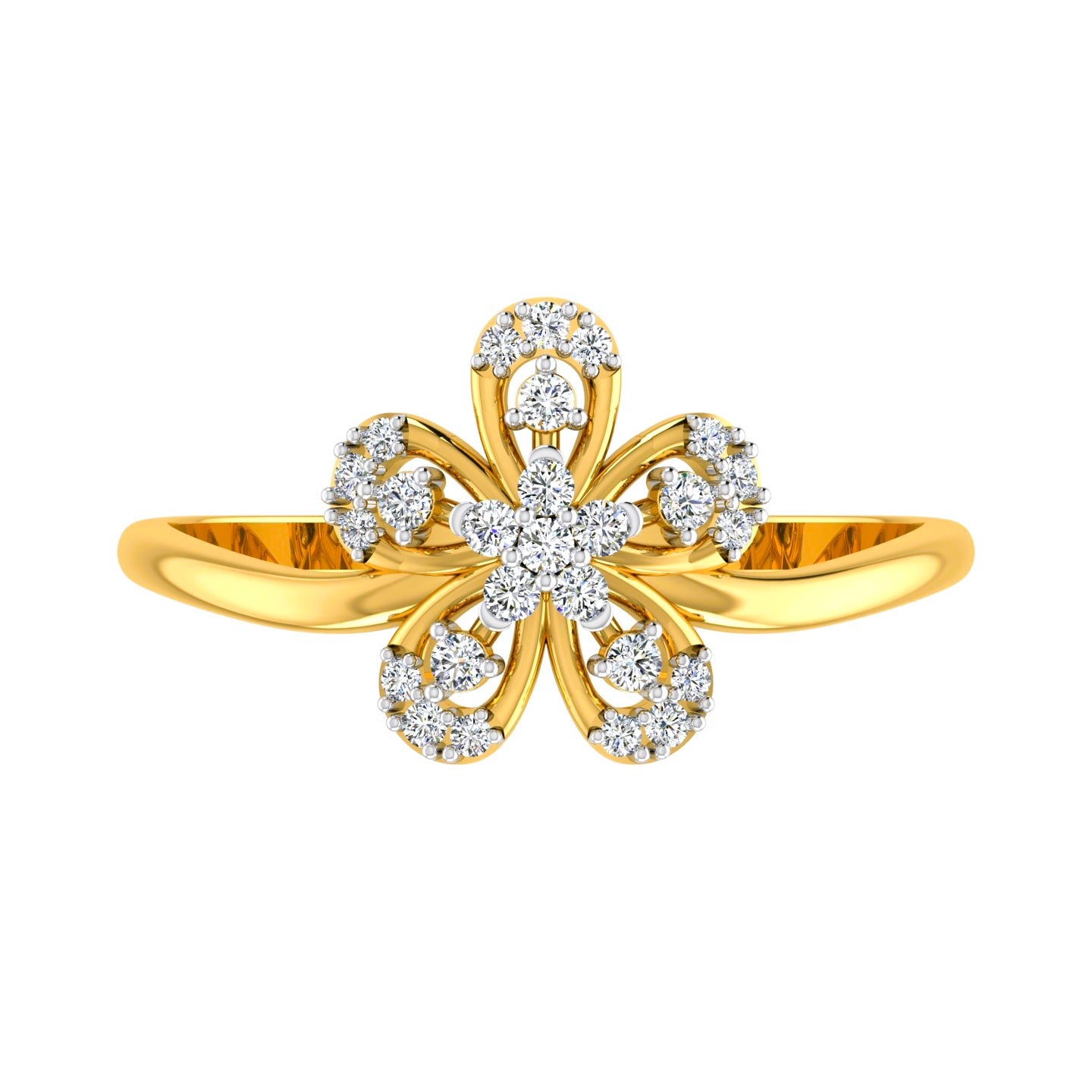 Royal Butterfly Diamond Ring