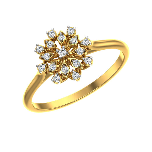 Royal Petal Bloom Diamond Ring