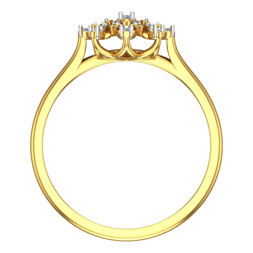 Royal Petal Bloom Diamond Ring