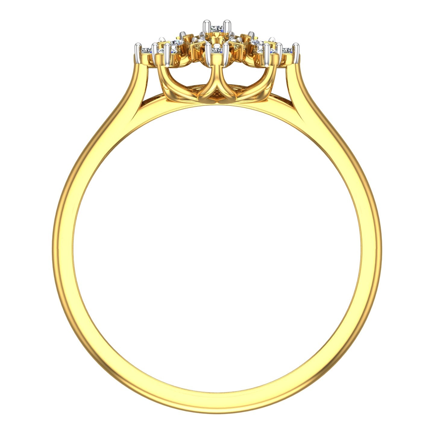 Royal Petal Bloom Diamond Ring