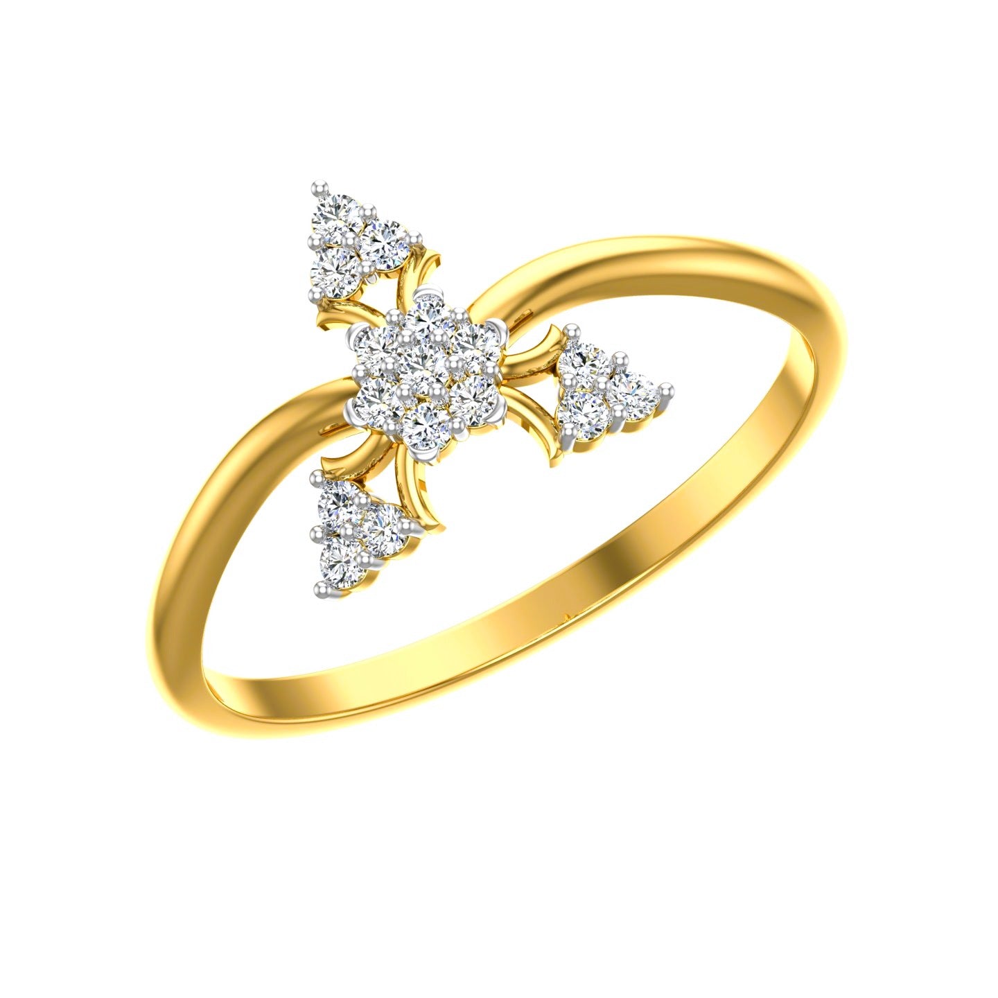 Twinkling Star Blossom Ring