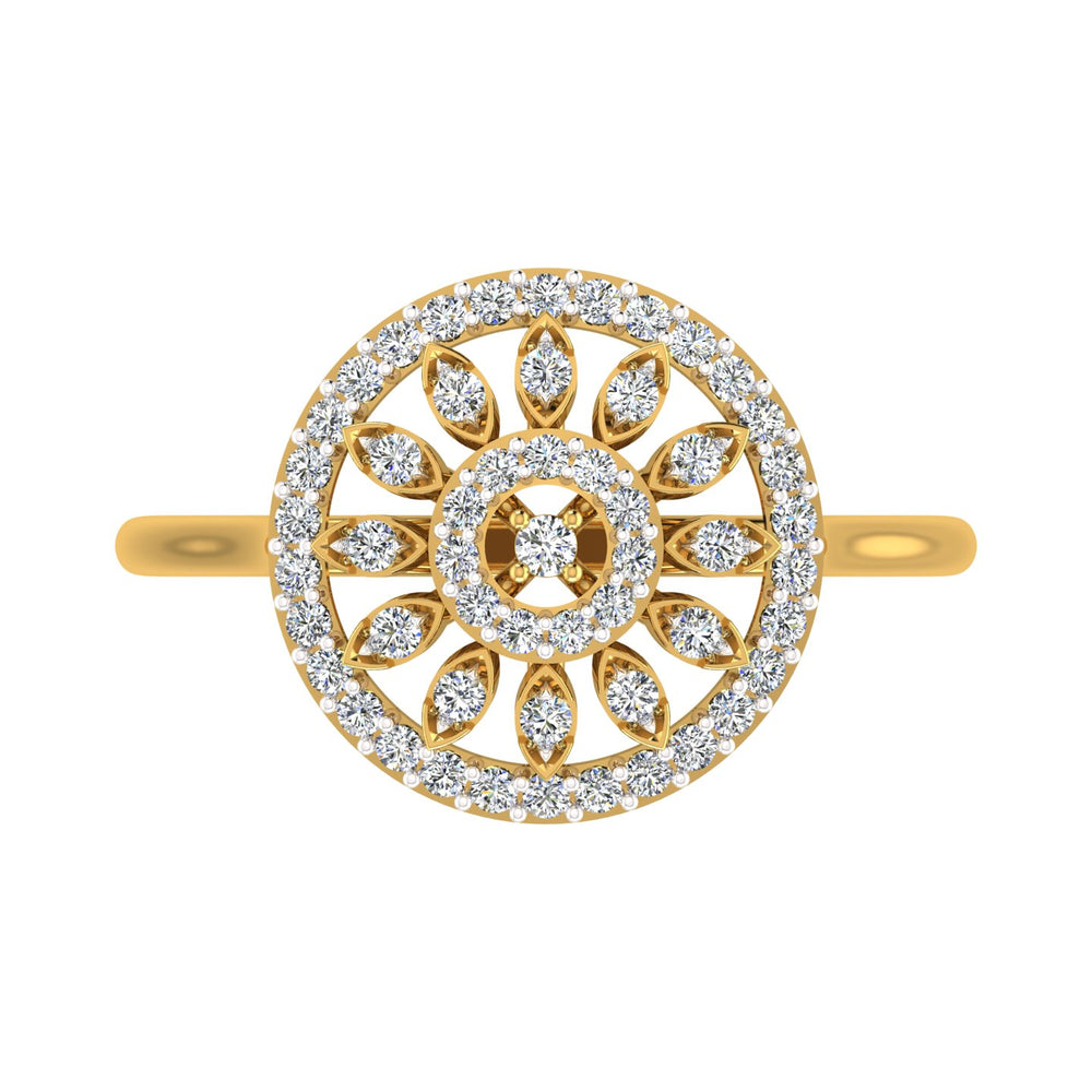 Royal Mandala Bloom Ring