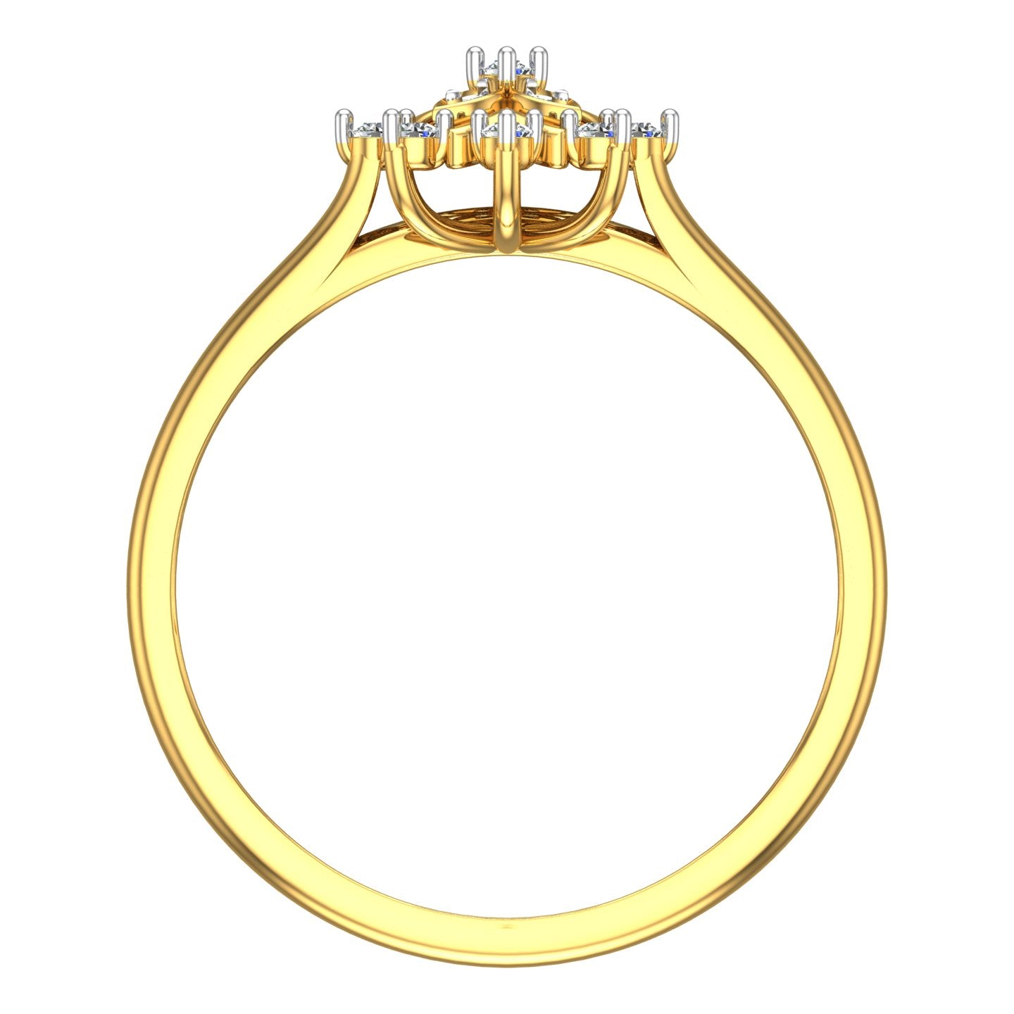 The Blossom Star" Diamond Ring