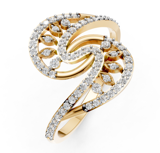 Royal Vine Infinity Diamond Ring