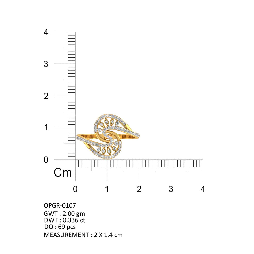 Royal Vine Infinity Diamond Ring