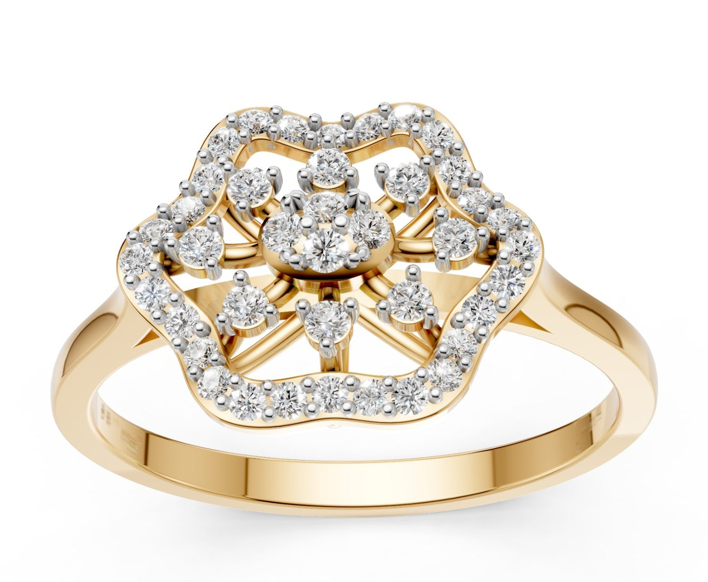 Royal Blossom Diamond Ring