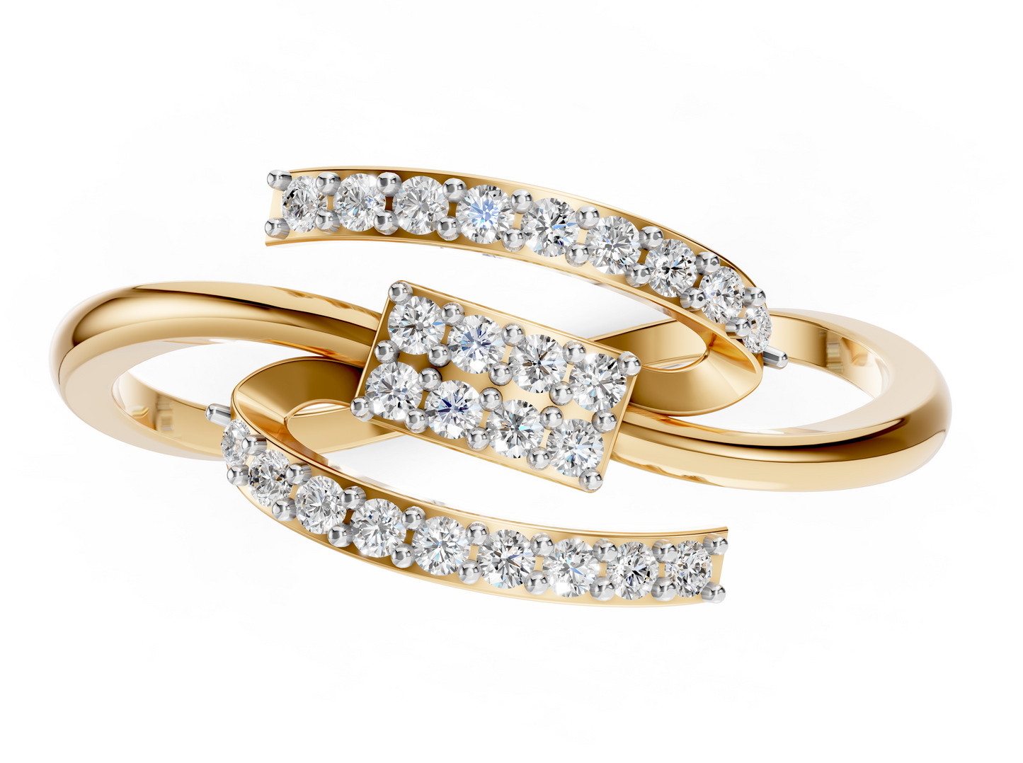Infinity Orbit Diamond Ring