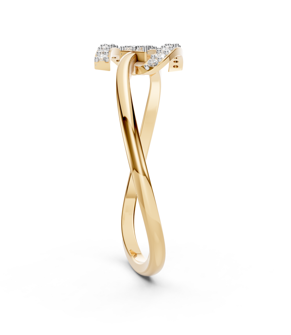 Infinity Orbit Diamond Ring