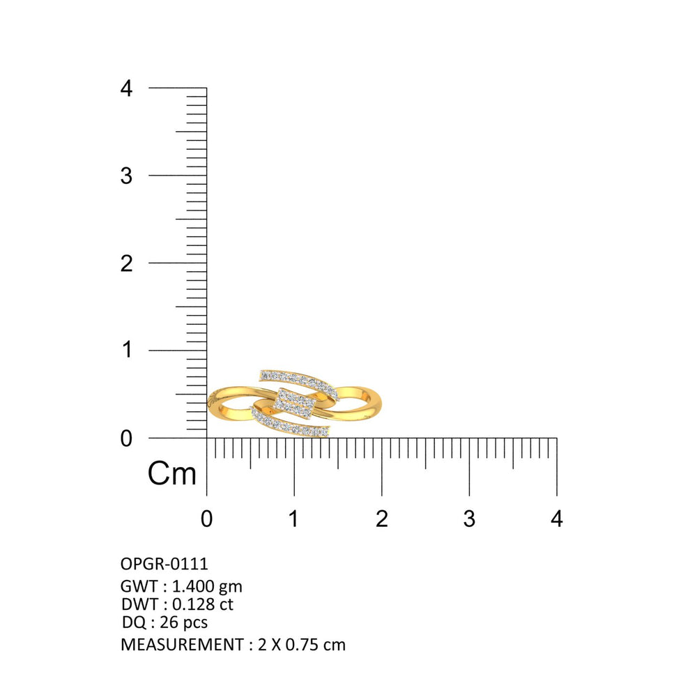 Infinity Orbit Diamond Ring