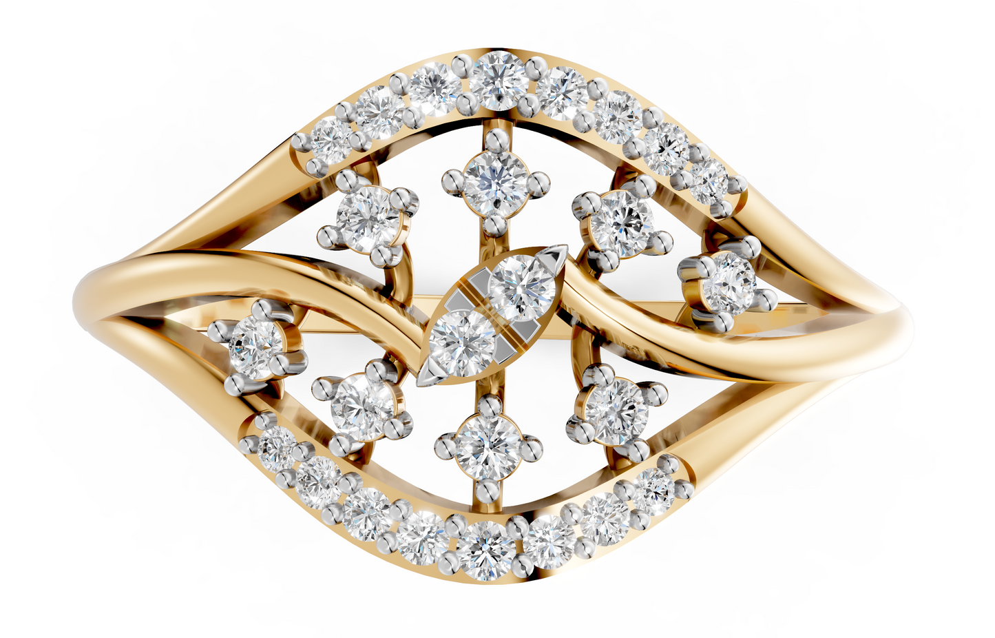 Mystic Eye Bloom Diamond Ring