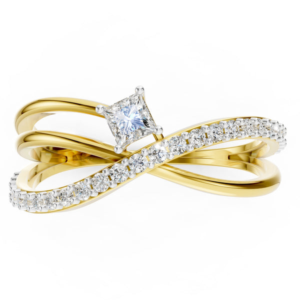 Infinity Princess Diamond Ring hover image