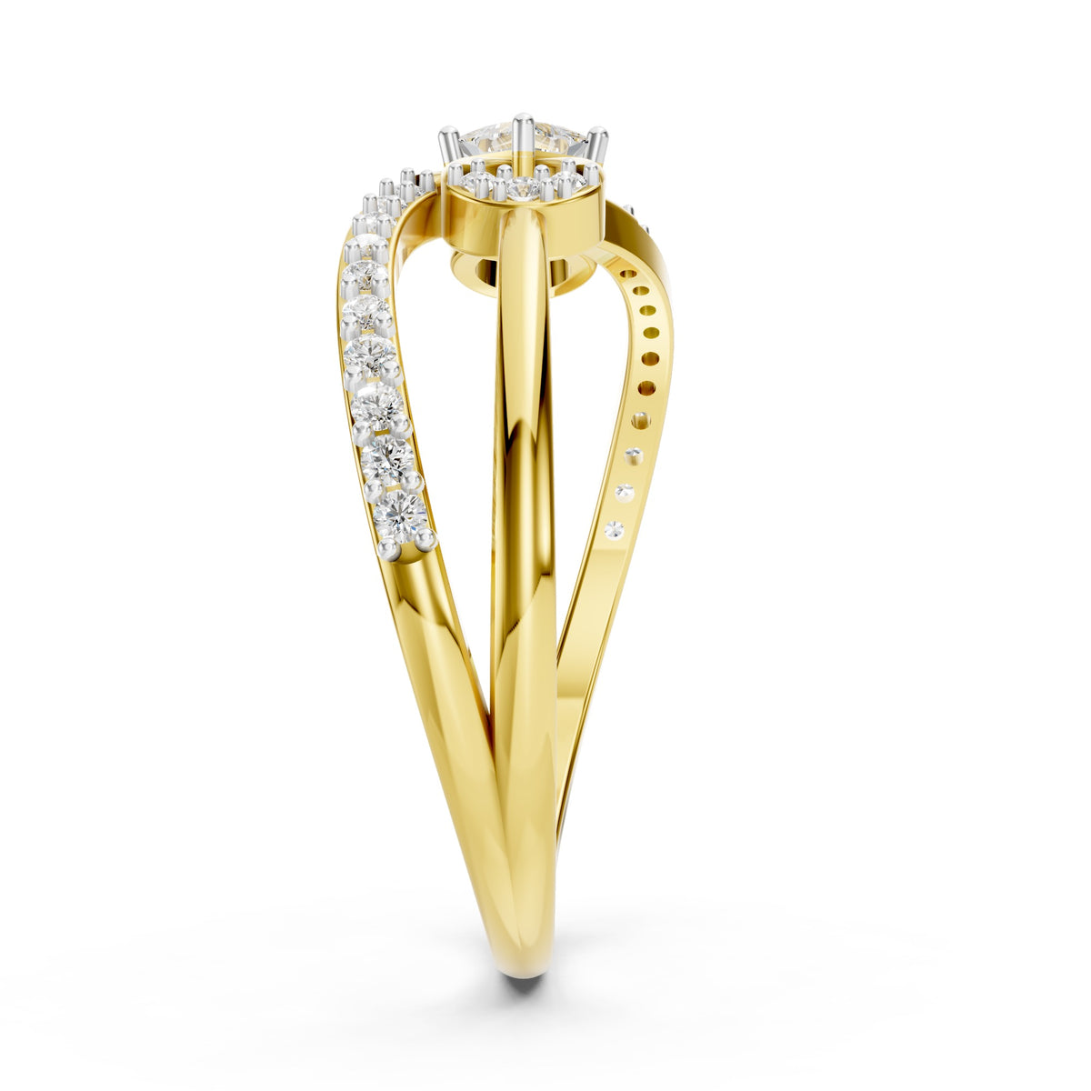 Eternal Loop Princess Diamond Ring