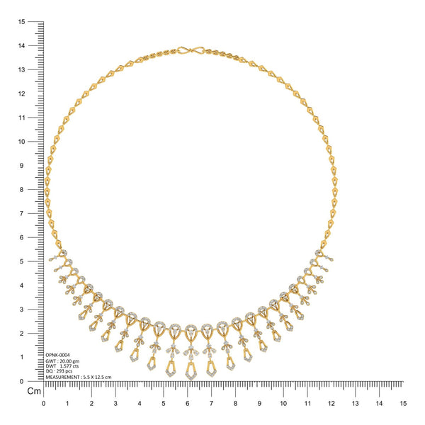 Regal Dewdrop Diamond Necklace hover image