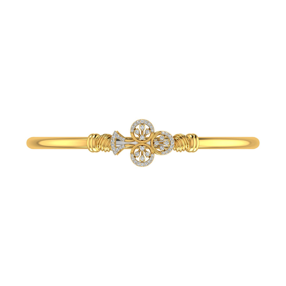 Trio Bloom Diamond Kada