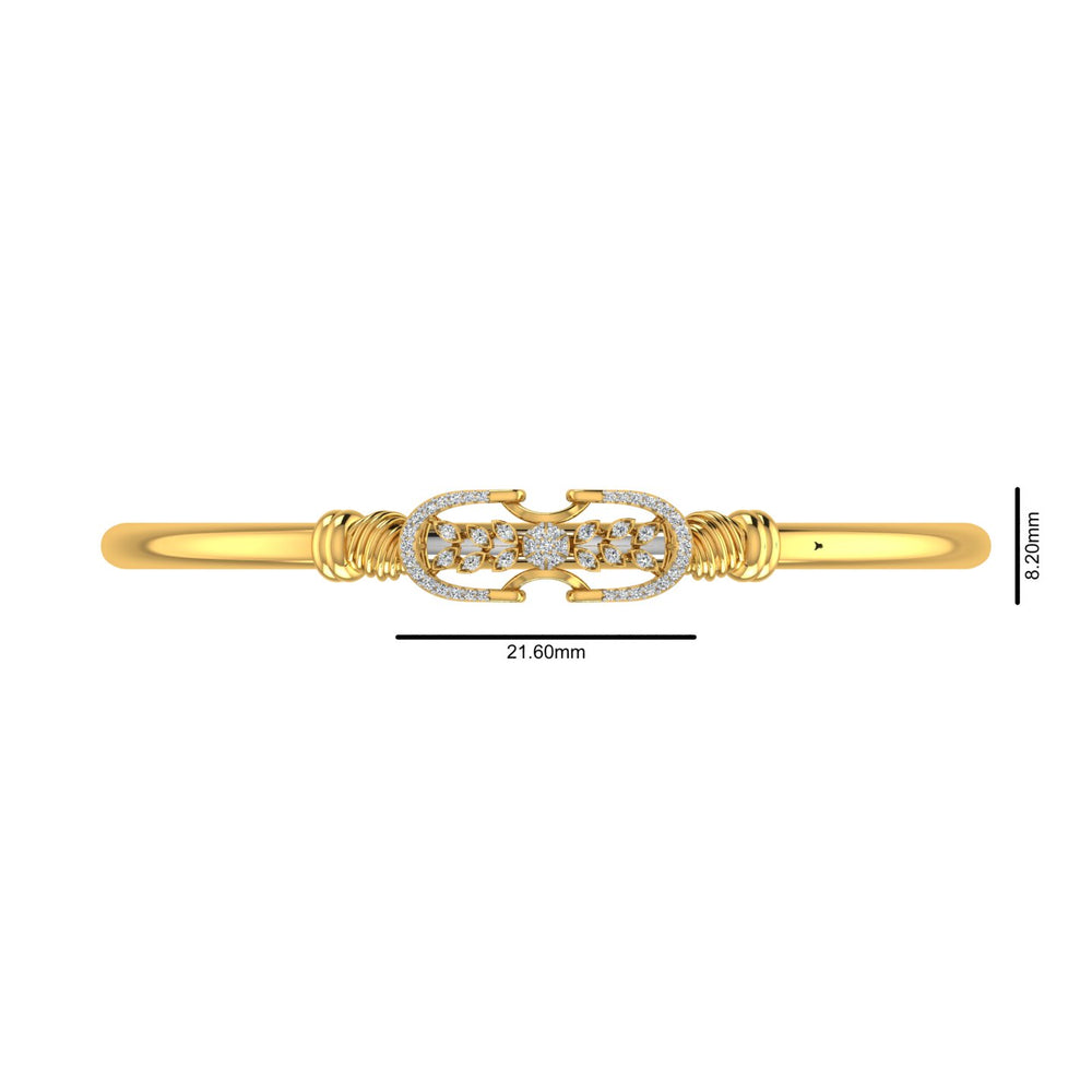 Infinity Laurel Diamond Kada