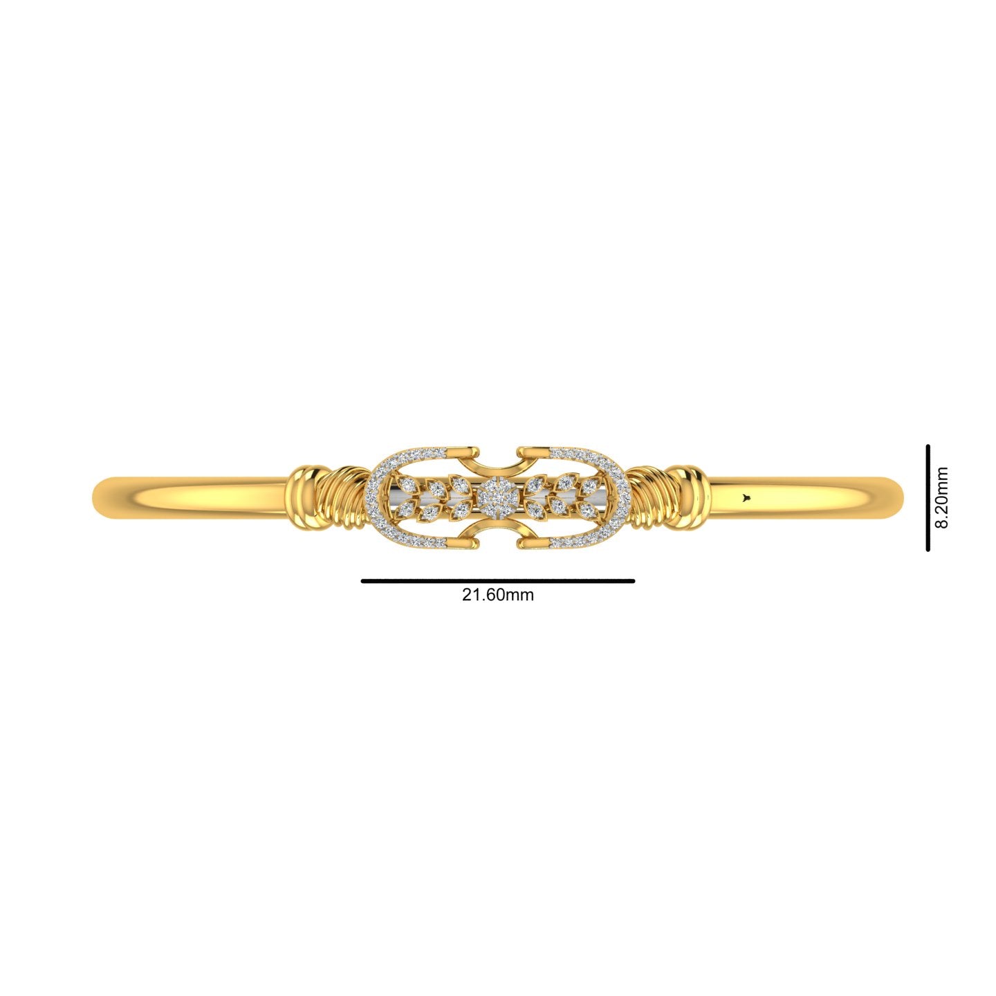 Infinity Laurel Diamond Kada
