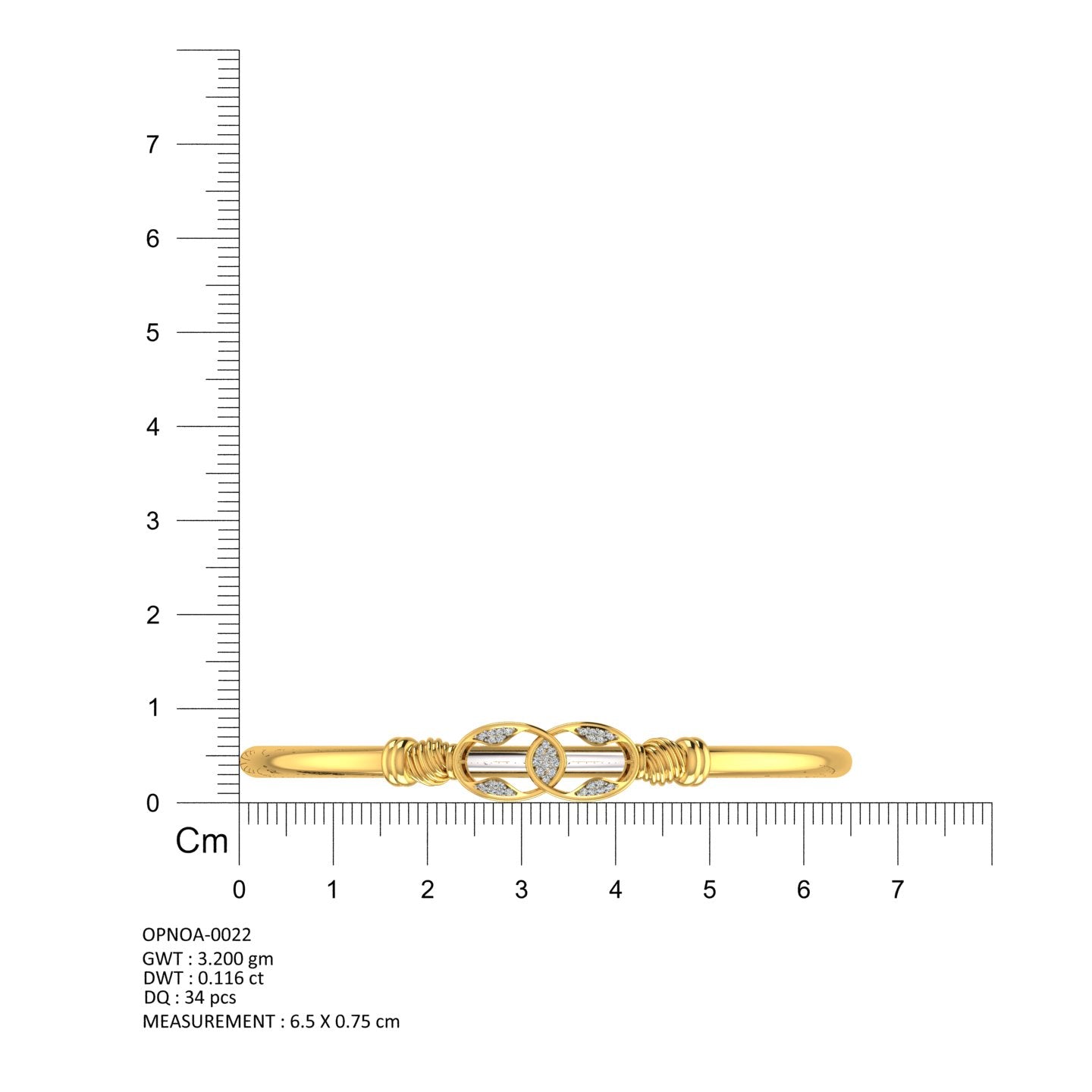 Harmony Link Diamond Kada