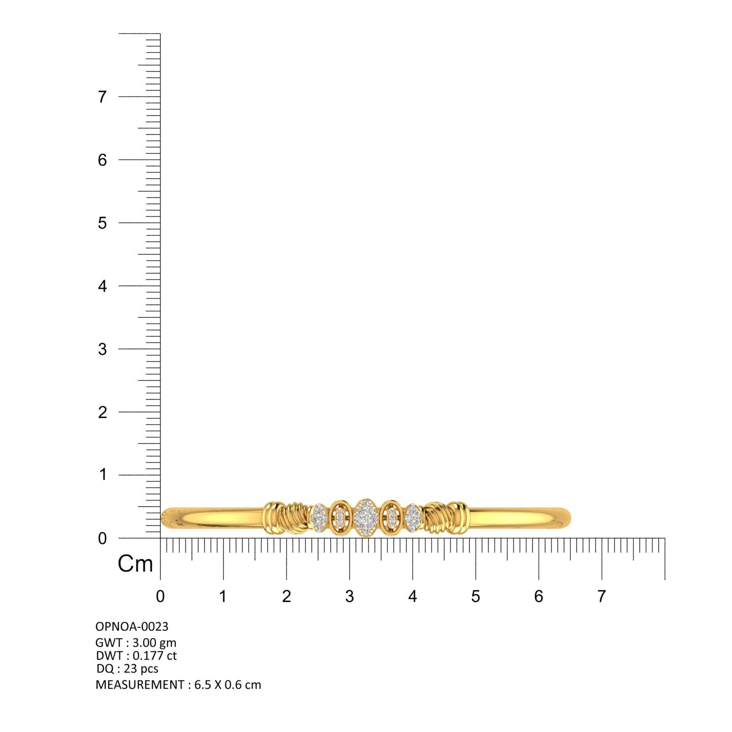 Celeste Harmony Diamond Kada