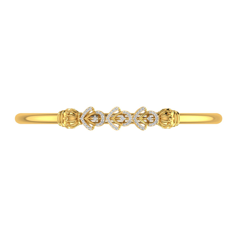 Trinity Heart Diamond Kada