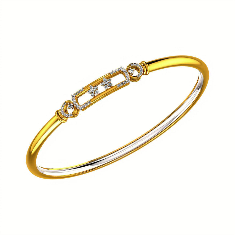 Twin Blossom Diamond Kada