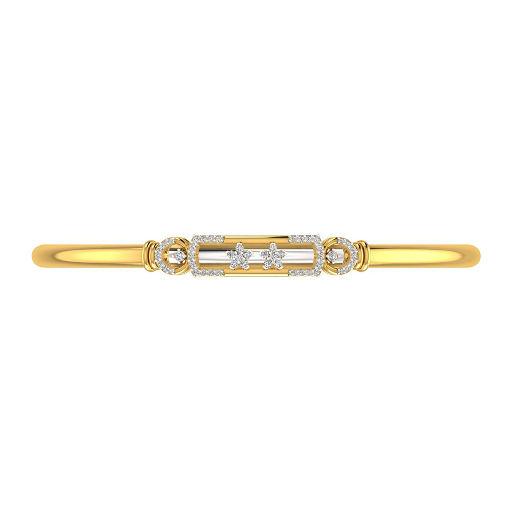 Twin Blossom Diamond Kada