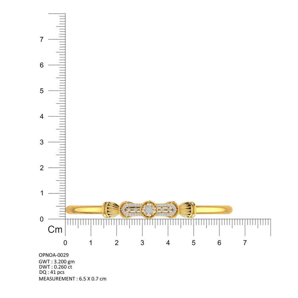 Radiant Bloom Link Diamond Kada