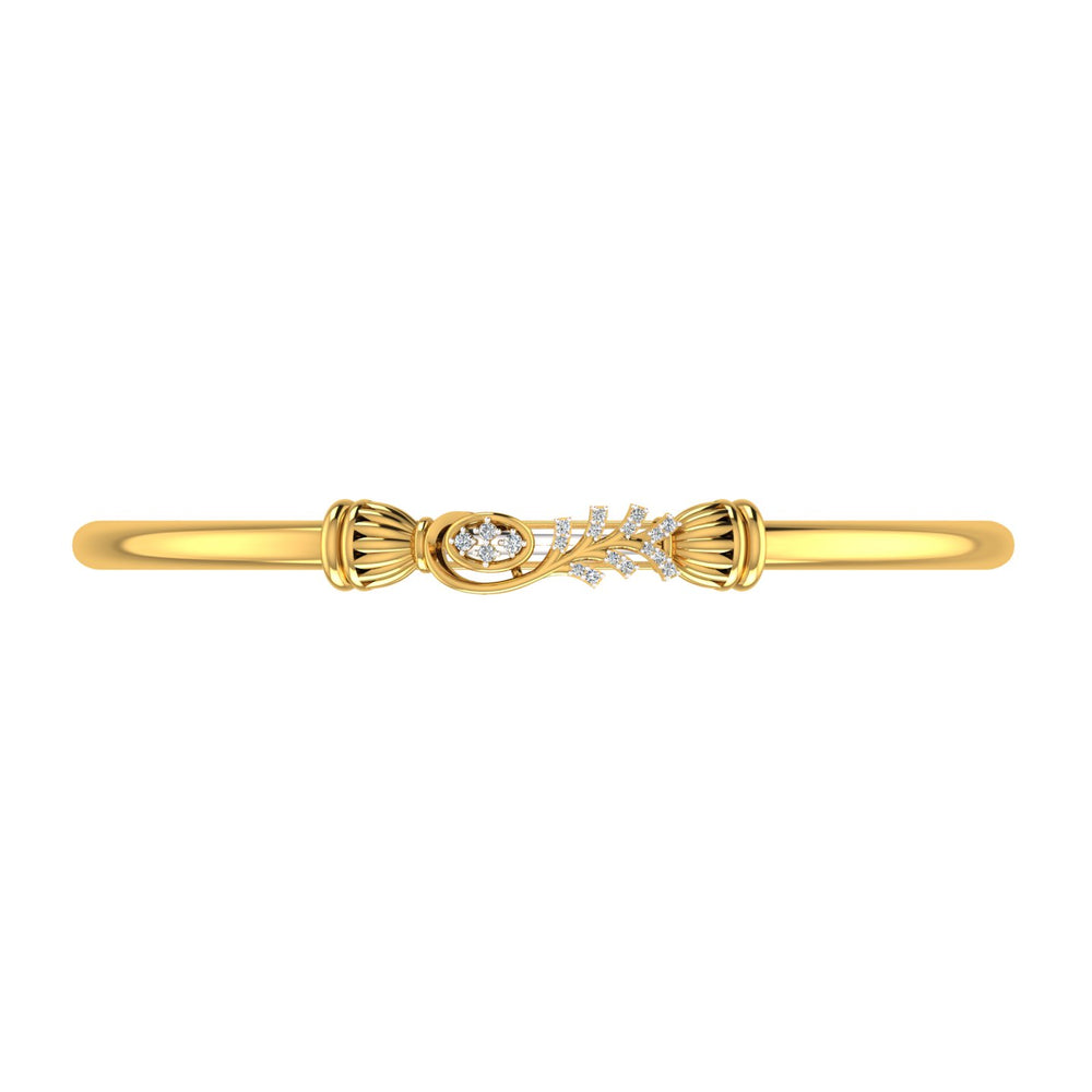 Floral Vine Diamond Kada