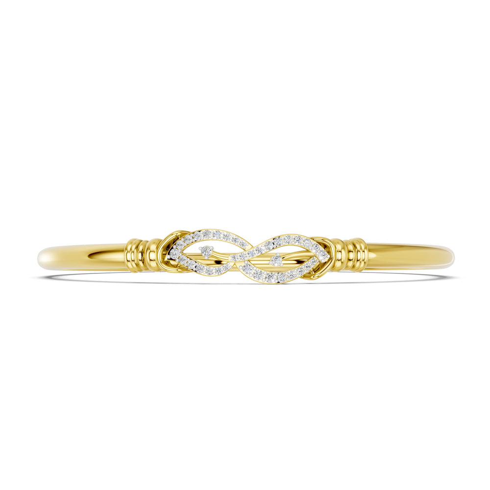Eternal Leaf Diamond Bangle