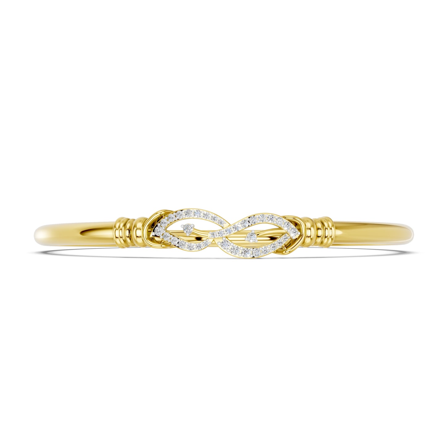 Eternal Leaf Diamond Bangle