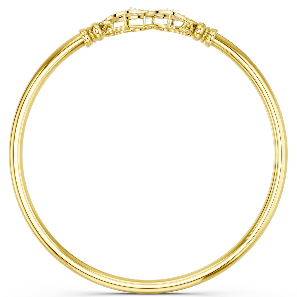 Eternal Leaf Diamond Bangle