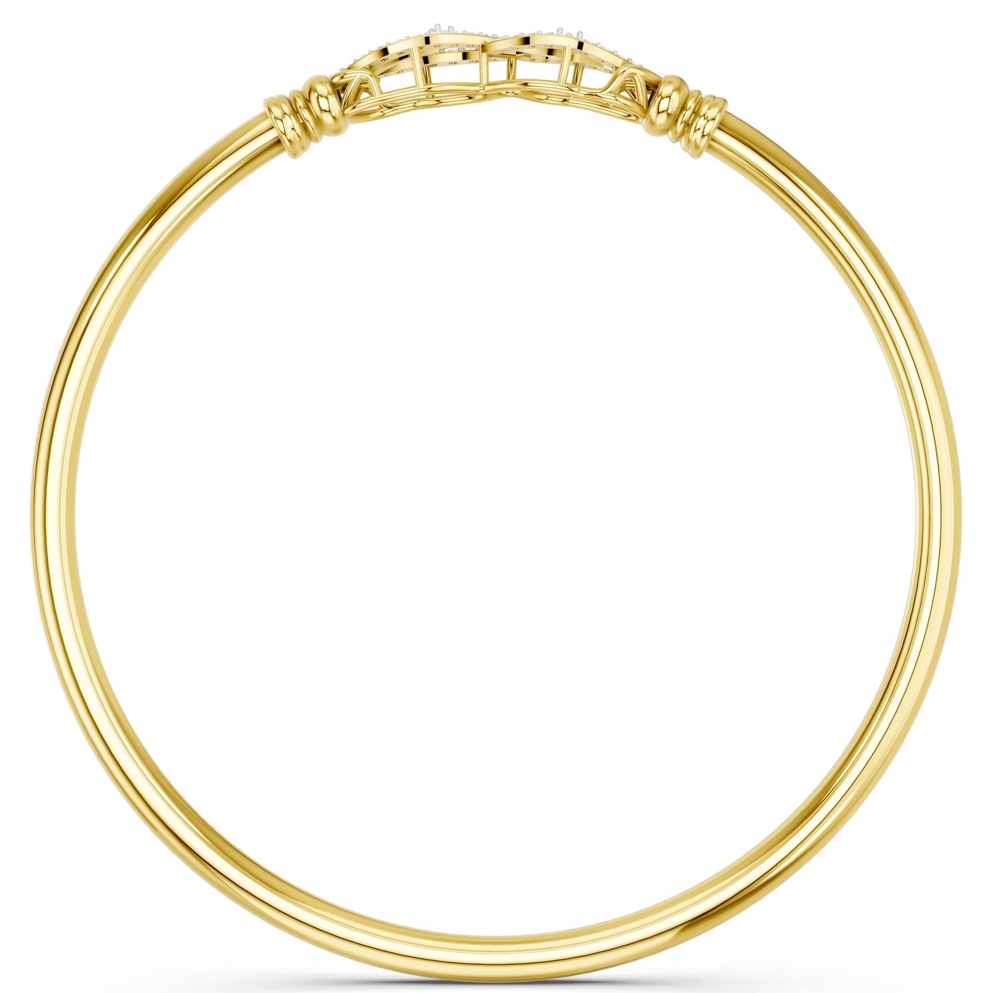 Eternal Leaf Diamond Bangle
